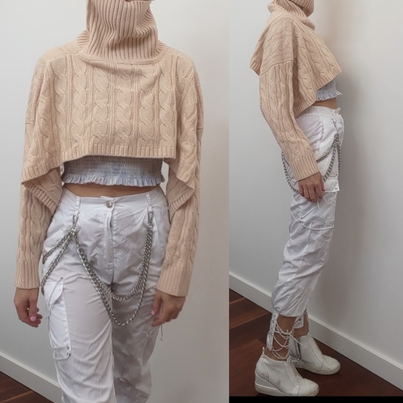 Rare white lace up Rick owens cut Y2K LF pants xs - Picture 4 of 4